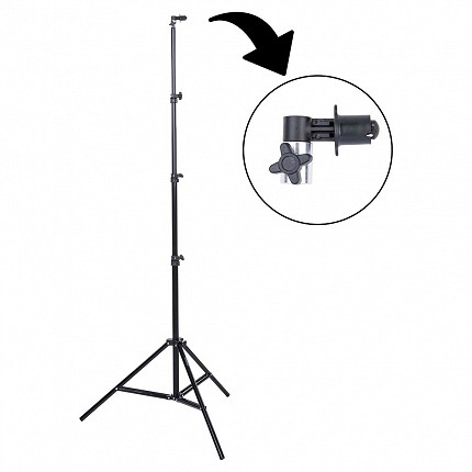 Pop-Up Background and Reflector Stand w/Clip image